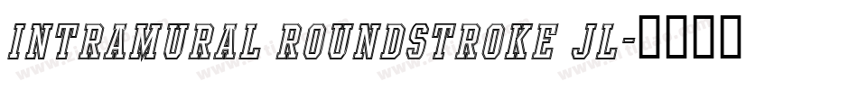 Intramural Roundstroke JL字体转换